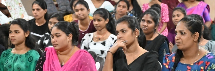 A group of Bangladeshi women attending a seminar