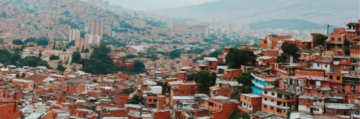 City scape of Medellin Colombia